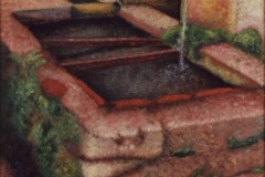 FUENTE Óleo sobre lienzo 81 x 65 cm. 1987
