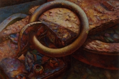 ARGOLLA. Alquídico sobre lienzo 65 x 81 cm. 1992
