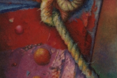 NUDO II. Alquídico sobre lienzo 55 x 38 cm. 1993